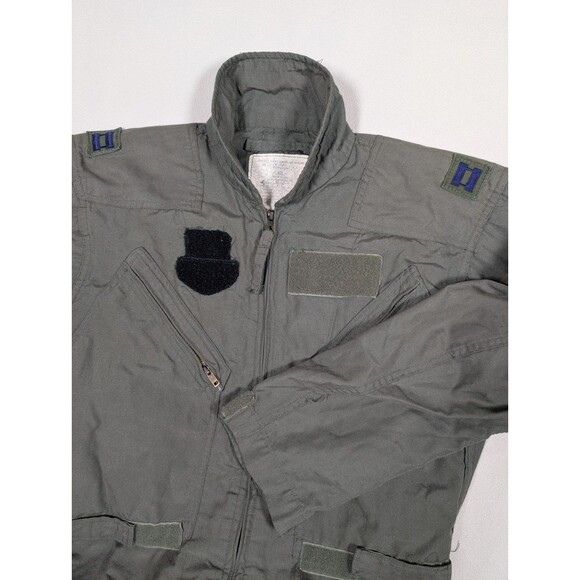 US Military Captain Flyers Coverall Fire Resistant Flight Suit CWU-27/P 40L - Picture 1 of 11